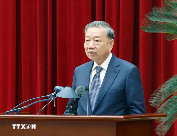 Tổng Bí thư Tô Lâm: Không ai được phép vượt quá "lằn ranh đỏ" - Ảnh 1.