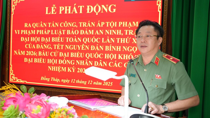 Công an Đồng Tháp ra quân tấn công tội phạm , giữ vững an ninh trật tự - Ảnh 3.