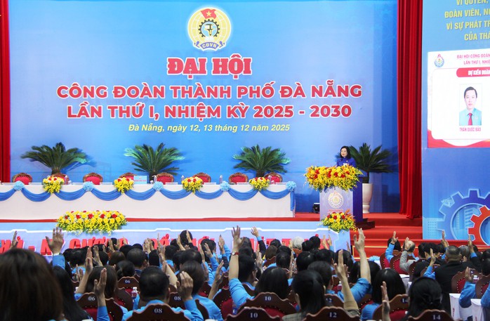 Đại hội Công đoàn thành phố Đà Nẵng lần thứ I chính thức khai mạc - Ảnh 2.