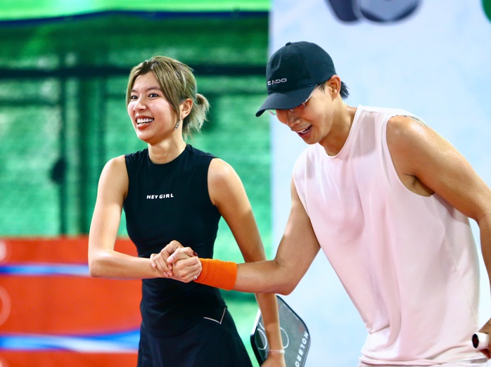 Hữu Long - Đồng Ánh Quỳnh lập "cú đúp" tại Giải Pickleball Báo Người Lao Động - Ảnh 1.