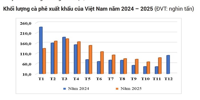 Giá cà phê hôm nay 14 - 12 giảm sâu , sức bán tăng mạnh - Ảnh 3. Giá cà phê hôm nay 14 - 12 giảm sâu , sức bán tăng mạnh - Ảnh 3.