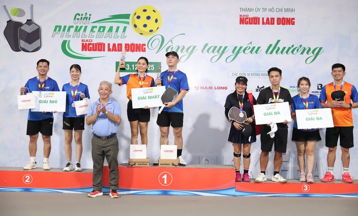 Giải Pickleball Báo Người Lao Động "Vòng tay yêu thương" 2025 kết thúc thành công - Ảnh 6.