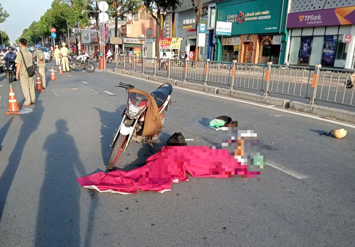 Tai nạn giao thông nghiêm trọng trên đường Quang Trung khiến sư cô tử vong - Ảnh 1. Tai nạn giao thông nghiêm trọng trên đường Quang Trung khiến sư cô tử vong - Ảnh 1.