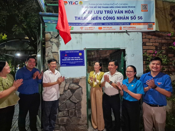 Ra mắt khu lưu trú văn hóa thanh niên công nhân số 56 - Ảnh 1.