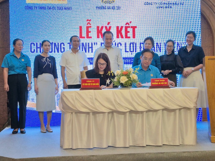 Công đoàn phường An Hội Tây bắt tay cùng doanh nghiệp chăm lo cho người lao động - Ảnh 1.