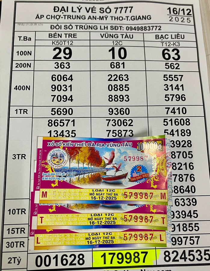 Xổ số miền Nam chiều 17 - 12: Độc đắc 56 tỉ Đồng chờ người tr&uacute;ng thưởng - Ảnh 3.