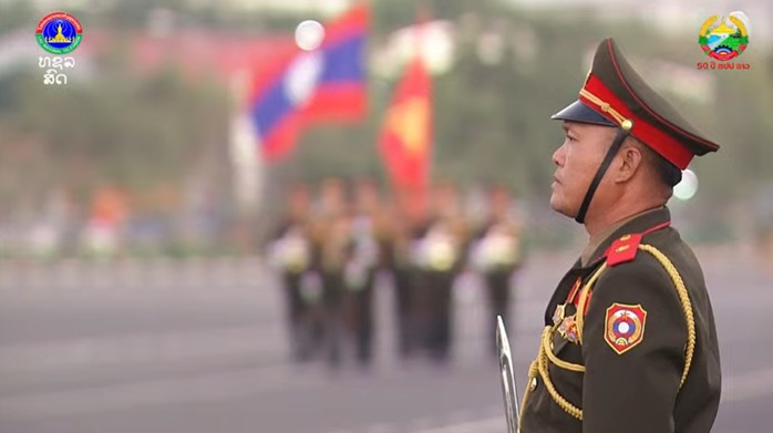Diễu binh hoành tráng kỷ niệm 50 năm Quốc khánh Lào - Ảnh 5.