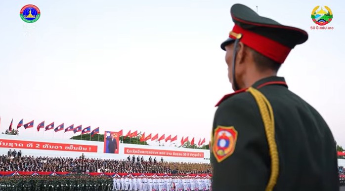 Diễu binh hoành tráng kỷ niệm 50 năm Quốc khánh Lào - Ảnh 8.