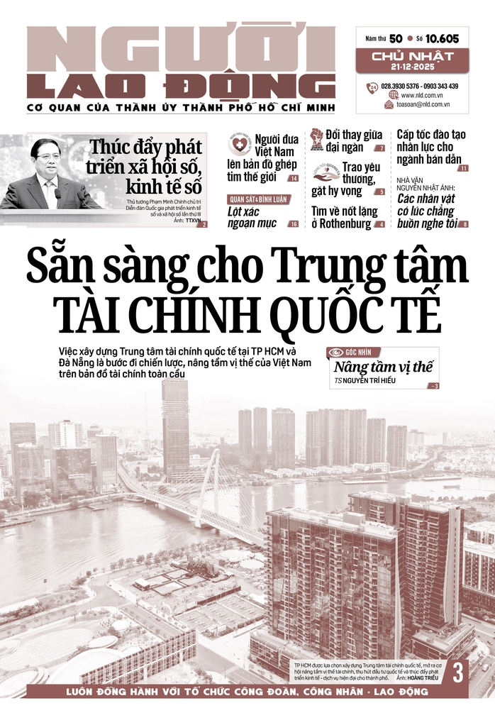 B&aacute;o in ng&agrave;y 21-12: Sẵn s&agrave;ng cho Trung t&acirc;m t&agrave;i ch&iacute;nh quốc tế - Ảnh 1.