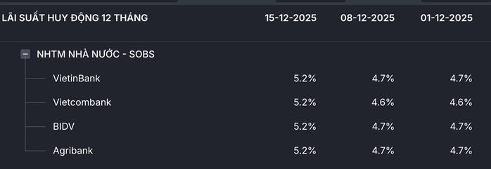 Thêm nhiều "ông lớn" ngân hàng tăng lãi suất gửi tiết kiệm - Ảnh 2.