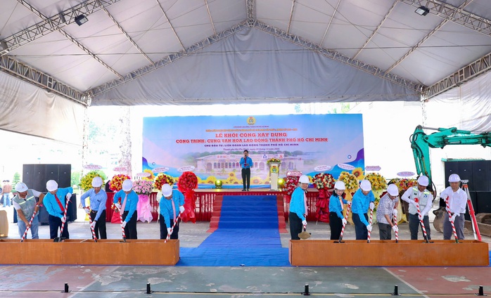 Khởi c&ocirc;ng x&acirc;y dựng Nh&agrave; thi đấu đa năng Cung Văn h&oacute;a Lao động TPHCM - Ảnh 3.