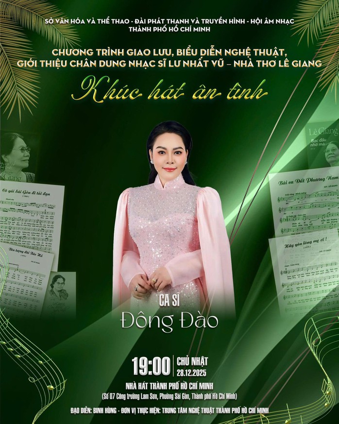 "Khúc hát ân tình" – Đêm tri ân Lư Nhất Vũ, Lê Giang - Ảnh 2. "Khúc hát ân tình" – Đêm tri ân Lư Nhất Vũ, Lê Giang - Ảnh 2.