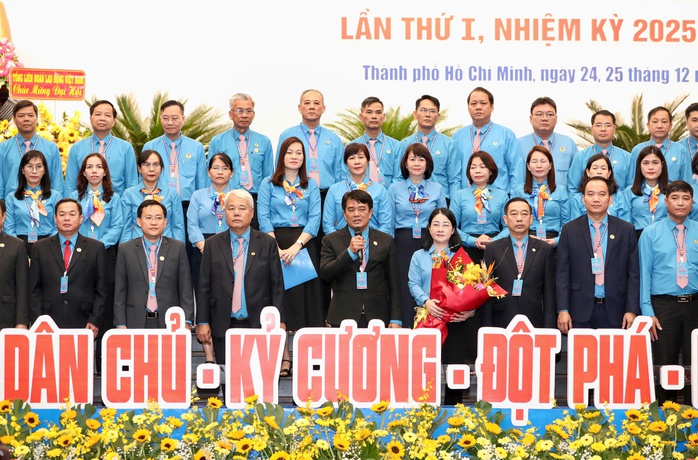 Đại hội C&ocirc;ng đo&agrave;n TP HCM lần thứ I, nhiệm kỳ 2025-2030: Mở ra chặng đường ph&aacute;t triển mới - Ảnh 1.