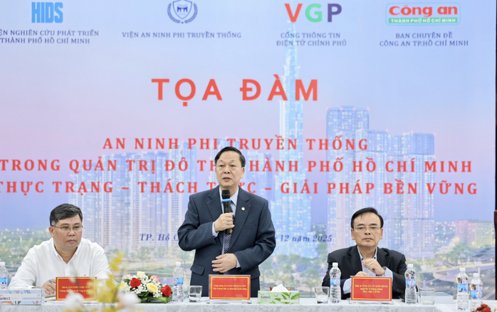 An ninh phi truyền thống trong quản trị đ&ocirc; thị TPHCM - Ảnh 1.