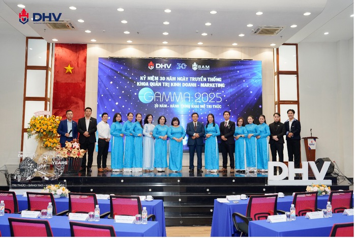 GAMMA 2025: Khoa QTKD &ndash; Marketing DHV tr&ograve;n 30 năm - Ảnh 1.