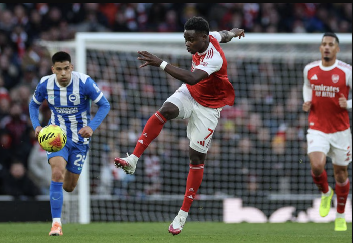 Arsenal vượt kh&oacute; hạ Brighton, t&aacute;i chiếm đỉnh bảng Premier League - Ảnh 5.