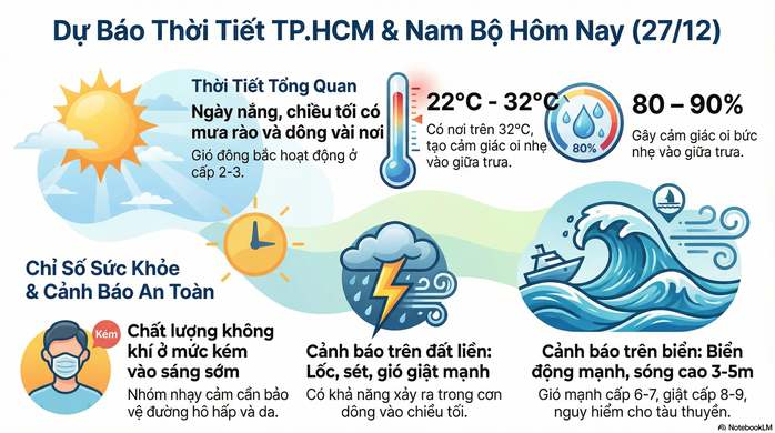 Dự b&aacute;o thời tiết h&ocirc;m nay, 27-12: - Ảnh 2.