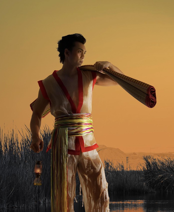 B&ugrave;i Ho&agrave;ng &Acirc;n v&agrave; h&agrave;nh tr&igrave;nh "dệt" k&yacute; ức l&agrave;ng nghề v&agrave;o thời trang đương đại - Ảnh 3.