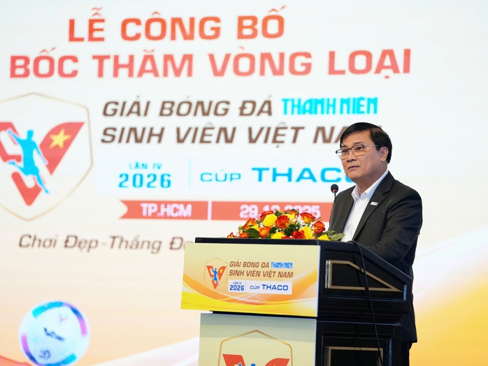 60 đội tranh t&agrave;i Giải b&oacute;ng đ&aacute; Thanh Ni&ecirc;n sinh vi&ecirc;n Việt Nam lần IV &ndash; 2026 - Ảnh 1.