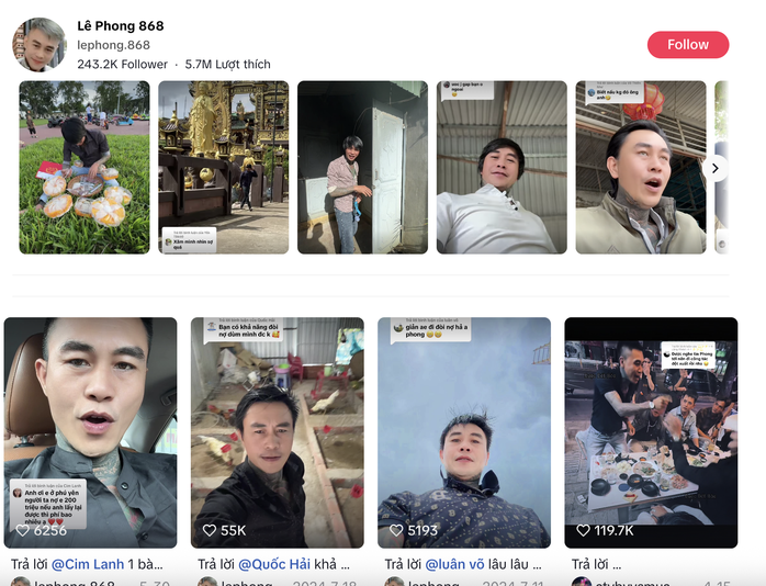 L&ecirc; Phong Gia Lai đi ch&ugrave;a, n&oacute;i đạo l&yacute; nhưng cầm đầu đ&ograve;i nợ tr&aacute; h&igrave;nh - Ảnh 2.