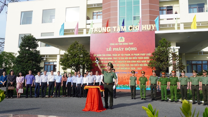 Công an tỉnh Đồng Tháp liên tục lập công trong cao điểm tấn công, trấn áp tội phạm - Ảnh 1.