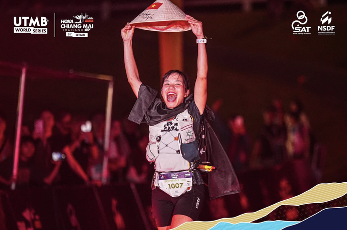 "Siêu nhân" Hà Thị Hậu chinh phục đỉnh cao 100 km tại UTMB Chiang Mai 2025 - Ảnh 3.