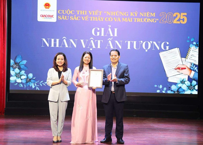 Hai tác phẩm đoạt giải nhất cuộc thi “Những kỷ niệm sâu sắc về thầy cô và mái trường” - Ảnh 3.