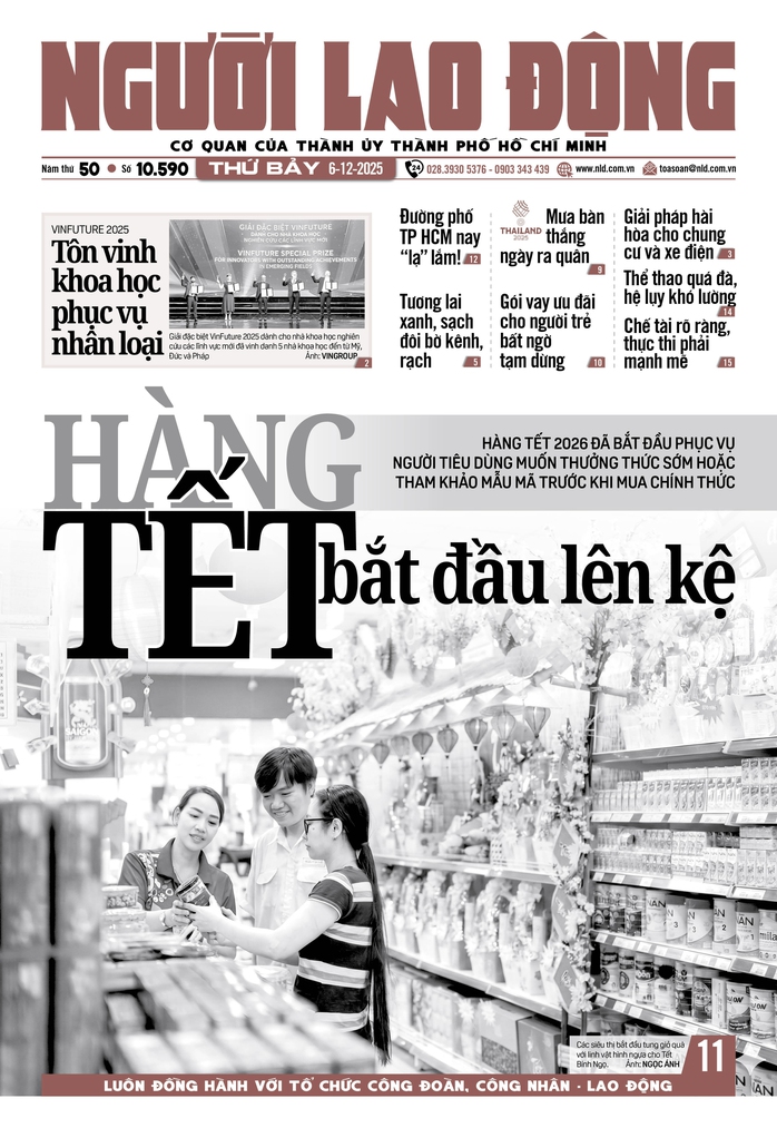 Báo in ngày 6-12: Đường phố TP HCM nay “lạ” lắm! - Ảnh 1.