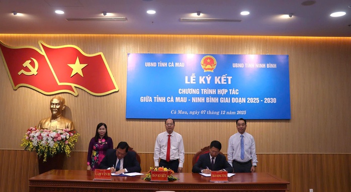 Cà Mau và Ninh Bình hợp tác toàn diện - Ảnh 4.