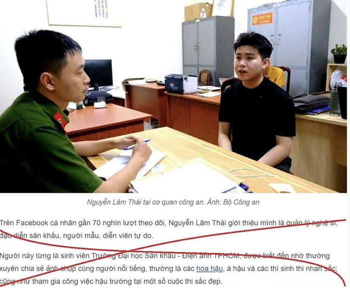 Nguyễn Lâm Thái không phải là sinh viên Trường Đại học Sân khấu – Điện ảnh TP HCM - Ảnh 2.