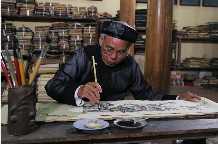 Nghề làm tranh dân gian Đông Hồ chính thức trở thành di sản thế giới - Ảnh 3.
