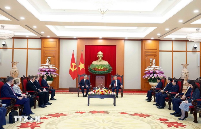 Tổng Bí thư Tô Lâm tiếp Thư ký Hội đồng An ninh Nga - Ảnh 3.