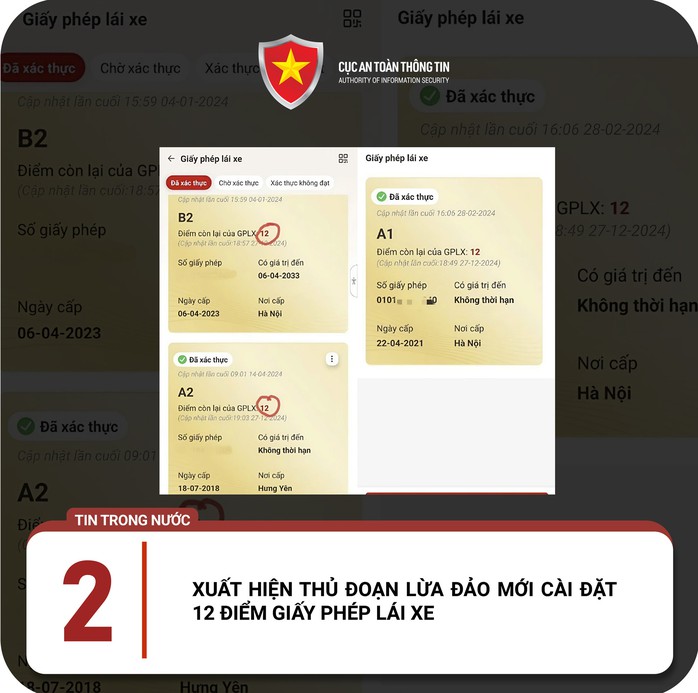 Thủ đoạn lừa đảo mới nhất về tích hợp điểm giấy phép lái xe mà người dân nên biết- Ảnh 2. Thủ đoạn lừa đảo mới nhất về tích hợp điểm giấy phép lái xe mà người dân nên biết- Ảnh 2.