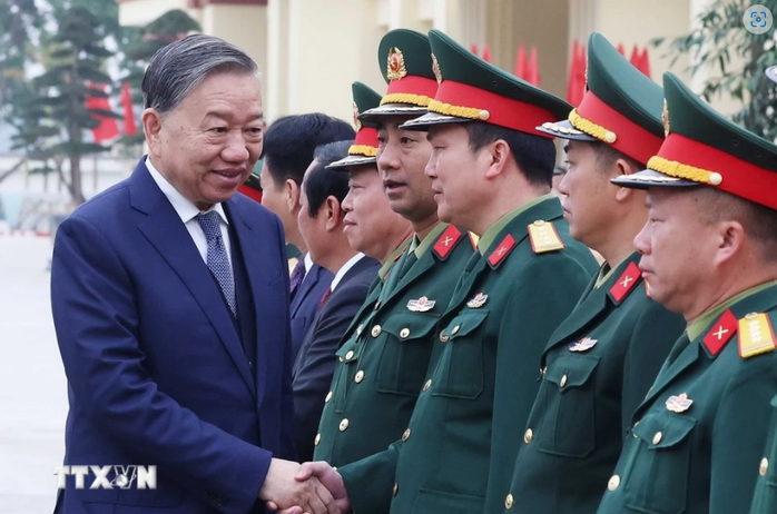 Tổng Bí thư Tô Lâm thăm và làm việc tại Lữ đoàn tên lửa 490- Ảnh 1. Tổng Bí thư Tô Lâm thăm và làm việc tại Lữ đoàn tên lửa 490- Ảnh 1.