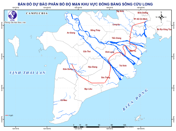 10 ngày đáng chú ý về tình hình xâm nhập mặn tại Nam Bộ- Ảnh 3. 10 ngày đáng chú ý về tình hình xâm nhập mặn tại Nam Bộ- Ảnh 3.