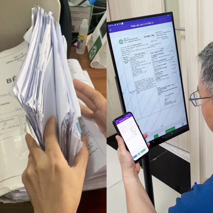 Một bệnh viện tiết kiệm 100 tỉ đồng/năm nhờ không in phim chụp, bỏ ghi bệnh án giấy- Ảnh 3. Một bệnh viện tiết kiệm 100 tỉ đồng/năm nhờ không in phim chụp, bỏ ghi bệnh án giấy- Ảnh 3.
