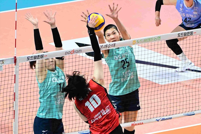 Xem Bích Thủy tranh tài ở Giải Vô địch bóng chuyền quốc gia nữ Hàn Quốc trên FPT Play- Ảnh 5. Xem Bích Thủy tranh tài ở Giải Vô địch bóng chuyền quốc gia nữ Hàn Quốc trên FPT Play- Ảnh 5.