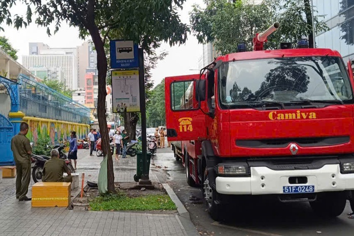 Cháy trong lớp mẫu giáo ở TP HCM- Ảnh 2. Cháy trong lớp mẫu giáo ở TP HCM- Ảnh 2.