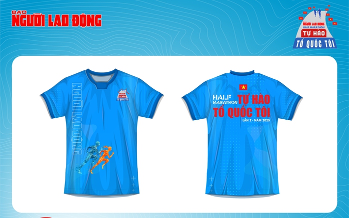 Giải Half-marathon “Tự hào Tổ quốc tôi” lần 2 năm 2025: Công bố áo đấu và huy chương- Ảnh 1. Giải Half-marathon “Tự hào Tổ quốc tôi” lần 2 năm 2025: Công bố áo đấu và huy chương- Ảnh 1.