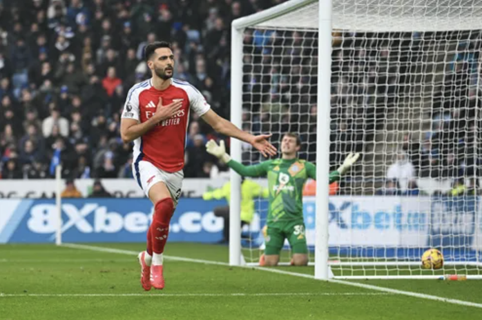 Siêu dự bị Merino lập công, Arsenal giành 3 điểm trước Leicester- Ảnh 3. Siêu dự bị Merino lập công, Arsenal giành 3 điểm trước Leicester- Ảnh 3.