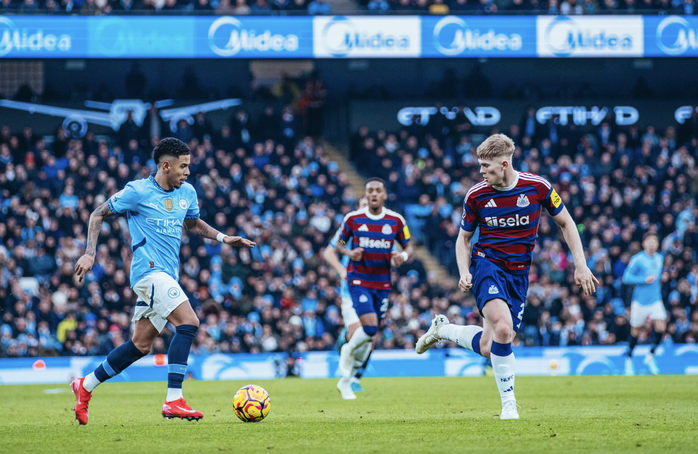 Tân binh Marmoush lập hat-trick, Man City đại thắng Newcastle vào Top 4- Ảnh 1. Tân binh Marmoush lập hat-trick, Man City đại thắng Newcastle vào Top 4- Ảnh 1.
