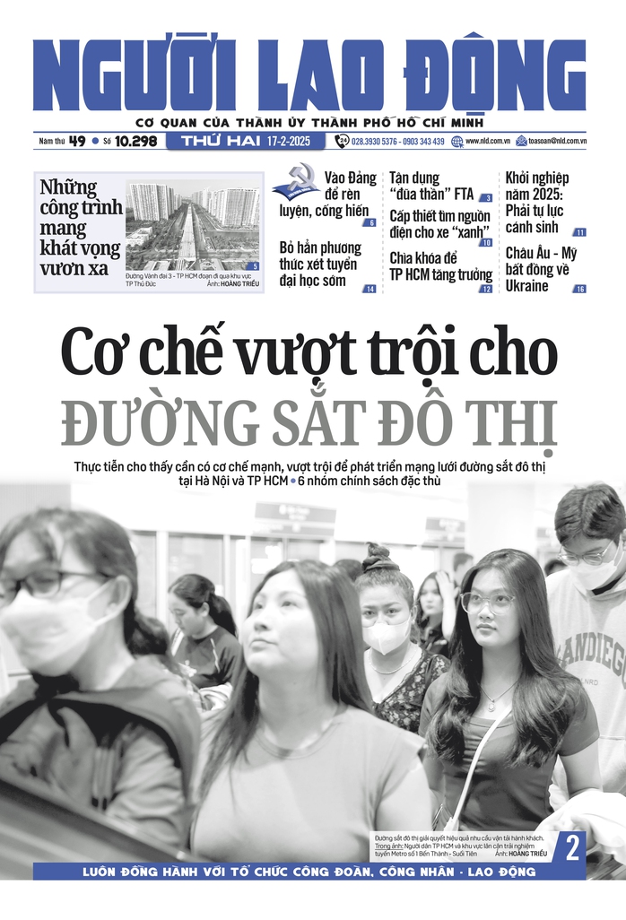 Báo in Người Lao Động 17-2: Bỏ hẳn phương thức xét tuyển đại học sớm- Ảnh 1. Báo in Người Lao Động 17-2: Bỏ hẳn phương thức xét tuyển đại học sớm- Ảnh 1.