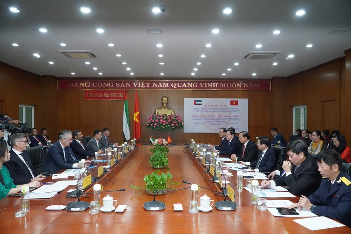 Bà Rịa - Vũng Tàu hợp tác với DP World xây dựng Đề án nghiên cứu khu thương mại tự do- Ảnh 1. Bà Rịa - Vũng Tàu hợp tác với DP World xây dựng Đề án nghiên cứu khu thương mại tự do- Ảnh 1.