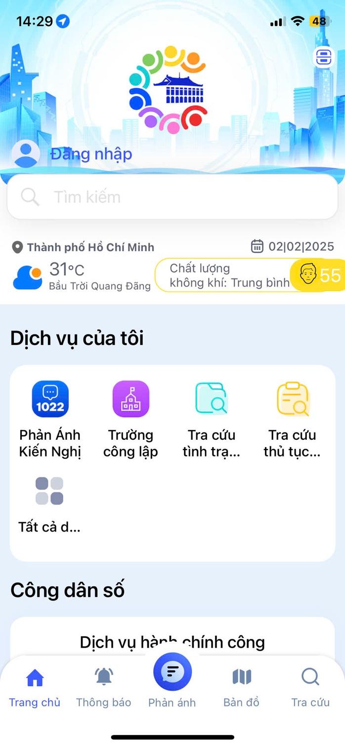 App Công dân số TP HCM – Một chạm, vạn tiện ích- Ảnh 3. App Công dân số TP HCM – Một chạm, vạn tiện ích- Ảnh 3.