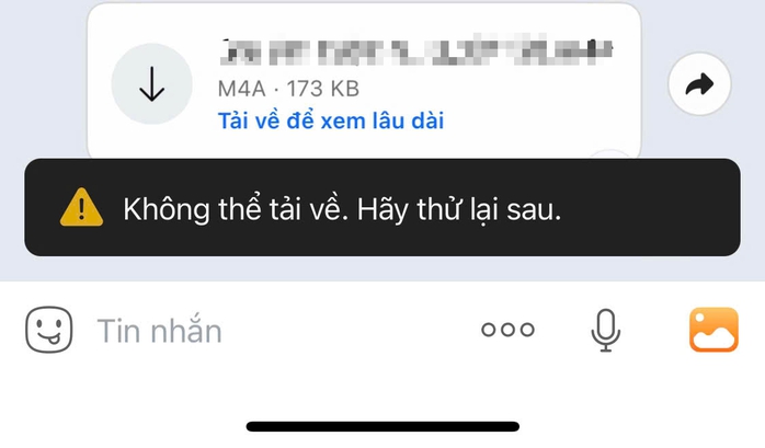 Zalo bất ngờ bị lỗi- Ảnh 1. Zalo bất ngờ bị lỗi- Ảnh 1.