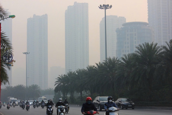 Hôm nay 20-2, Hà Nội đứng đầu thế giới về ô nhiễm không khí- Ảnh 1. Hôm nay 20-2, Hà Nội đứng đầu thế giới về ô nhiễm không khí- Ảnh 1.