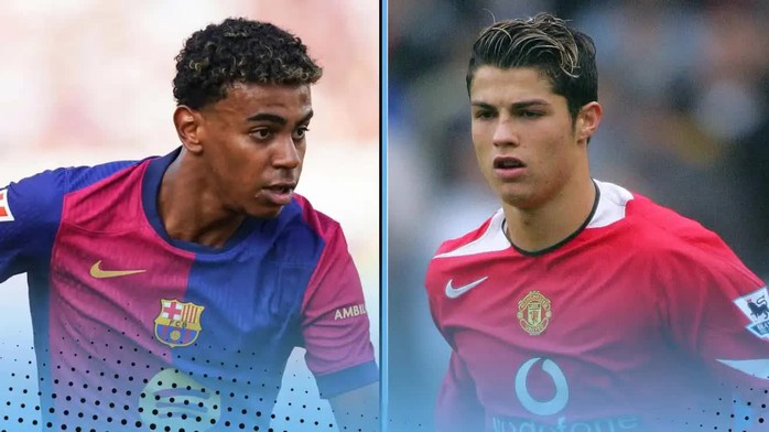 Yamal vượt Ronaldo về hiệu suất ghi bàn, kiến tạo sau 100 trận đầu tiên- Ảnh 1. Yamal vượt Ronaldo về hiệu suất ghi bàn, kiến tạo sau 100 trận đầu tiên- Ảnh 1.