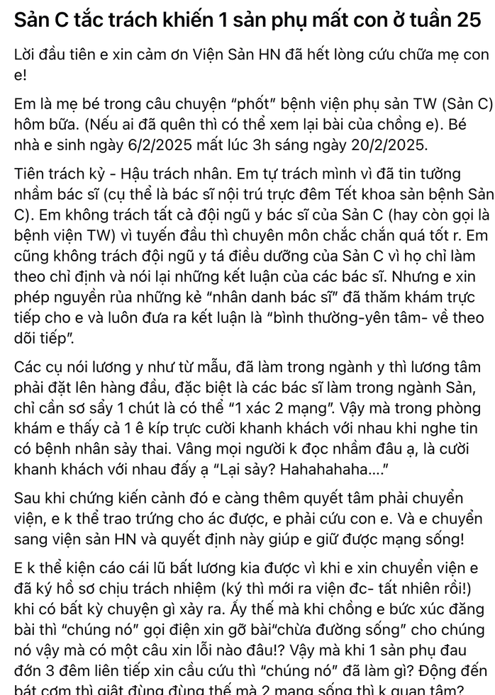 Sản phụ tố bệnh viện sản khoa đầu ngành tắc trách, bệnh viện nói điều trị đúng phác đồ- Ảnh 3. Sản phụ tố bệnh viện sản khoa đầu ngành tắc trách, bệnh viện nói điều trị đúng phác đồ- Ảnh 3.