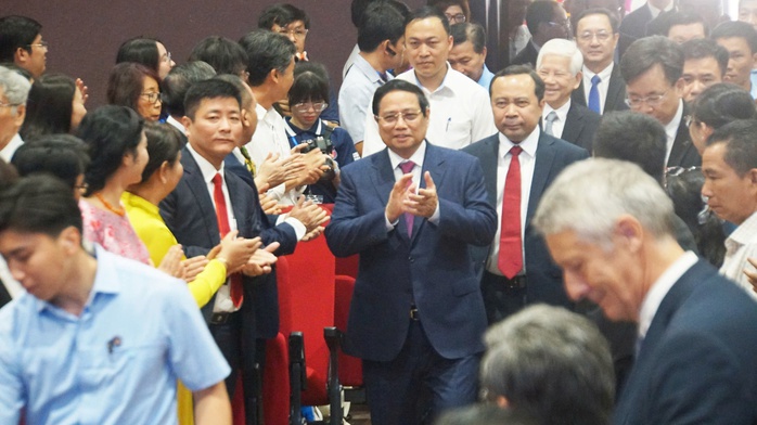 Thủ tướng Phạm Minh Chính dự kỷ niệm 30 năm thành lập ĐHQG TP HCM- Ảnh 1. Thủ tướng Phạm Minh Chính dự kỷ niệm 30 năm thành lập ĐHQG TP HCM- Ảnh 1.