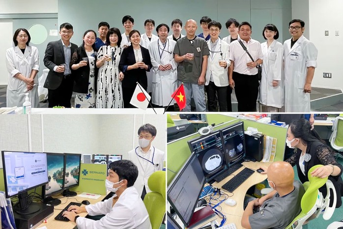 Đoàn Bernard Healthcare làm việc cùng chuyên gia, bác sĩ chẩn đoán hình ảnh tại Trung tâm Chẩn đoán hình ảnh từ xa Bernard được thiết lập ở Bệnh viện Đại học Yamanashi Đoàn Bernard Healthcare làm việc cùng chuyên gia, bác sĩ chẩn đoán hình ảnh tại Trung tâm Chẩn đoán hình ảnh từ xa Bernard được thiết lập ở Bệnh viện Đại học Yamanashi